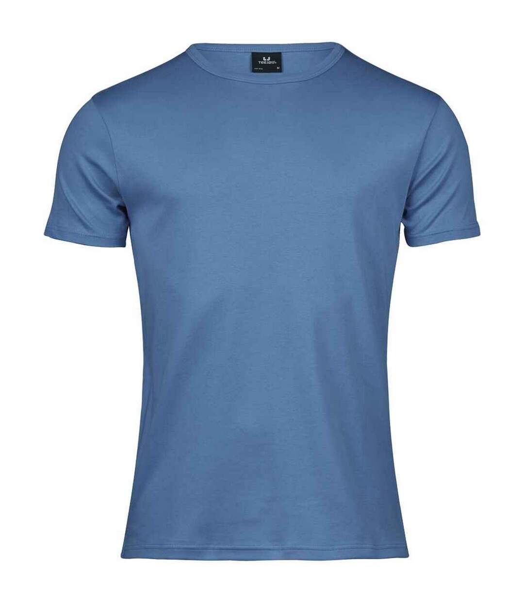 T-shirt Interlock Hommes Bleu Océan Tee Jays-1