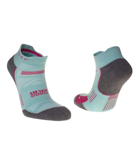 Unisex Adult Supreme Socklets Aquamarine Grey Marl Hilly