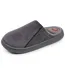 Isotoner Chaussons Mules homme velours ultra doux, semelle bloup xtra souple amortissante-1