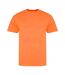 T-shirt electric tri-blend adulte orange vif Awdis