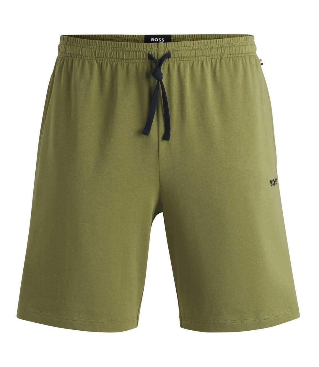 Short En Jersey Homme Vert Moyen Boss-2