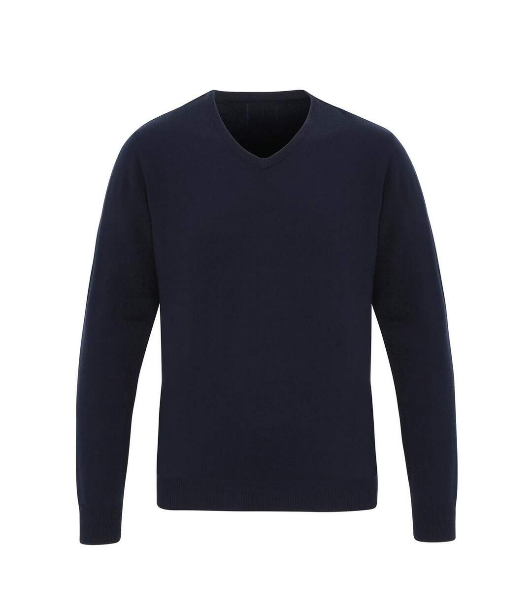 Mens essential acrylic v neck sweatshirt navy Premier