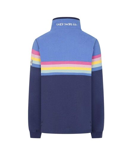 Sweat Motif/style Prisme Femme Lilas Foncé Lazy Jacks