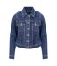 Womens/ladies olivia denim jacket dark blue Awdis