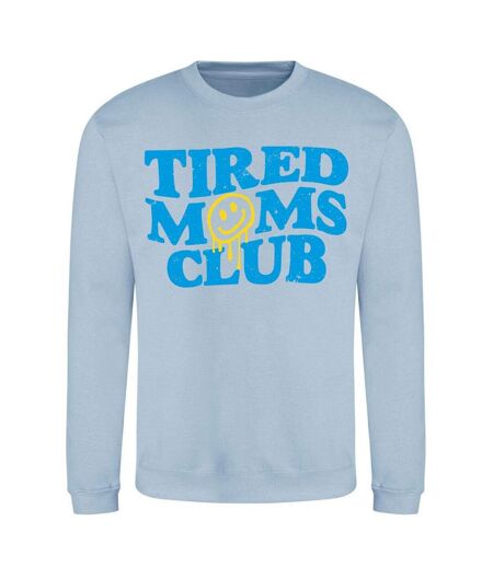 Sweat Tired Mums Club Femme Bleu AWD