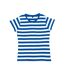 T-shirt Femme Bleu Blanc Mantis-2