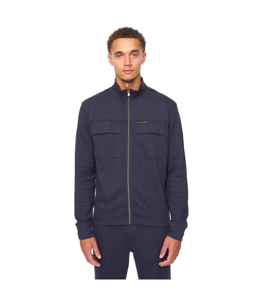 Sweat Tames Homme Bleu Marine Duck And Cover-2