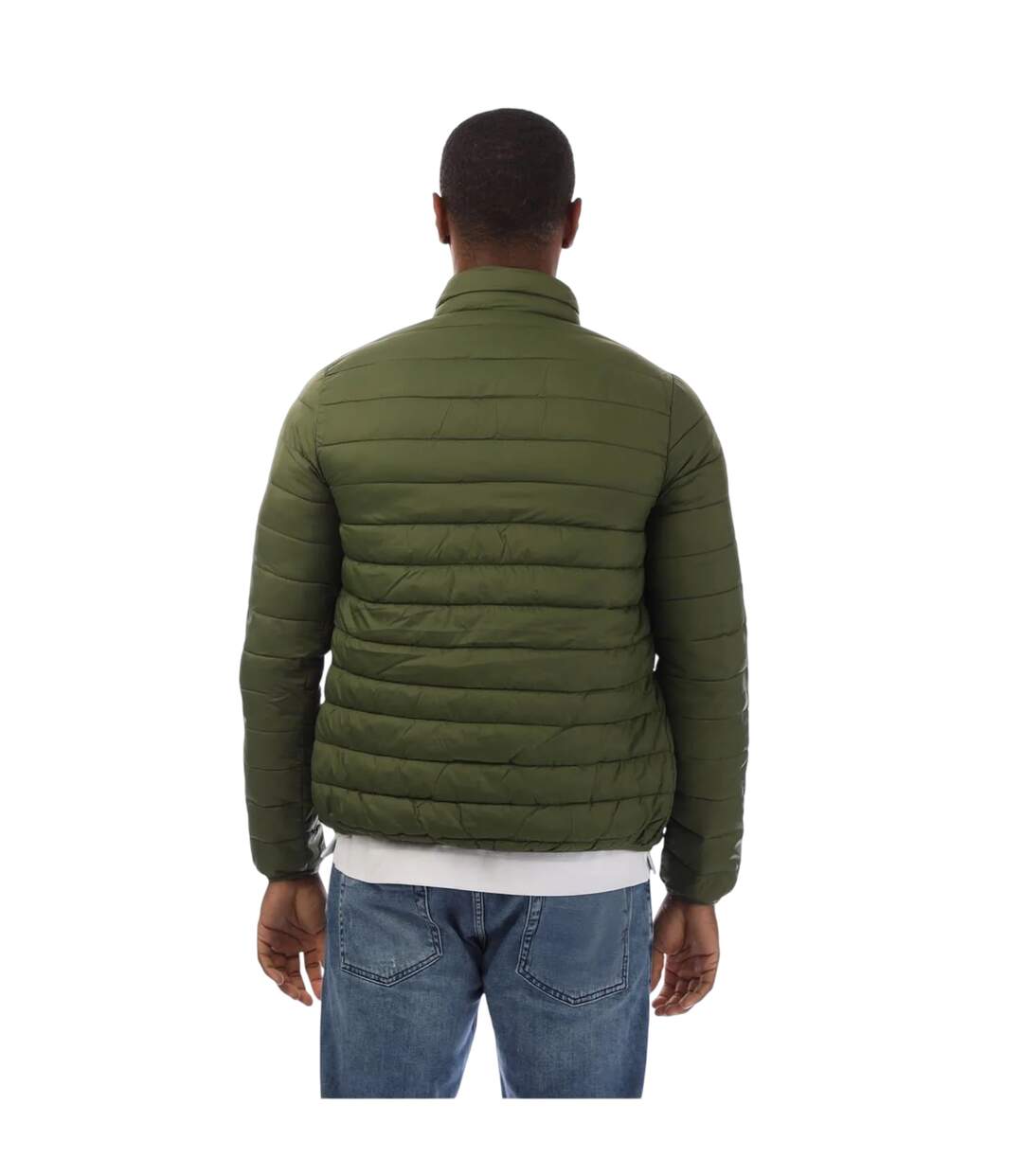 Mens Puffer Jacket Army Green Aquascutum-3