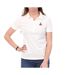 Polo blanc femme le coq sportif marshmallow-1