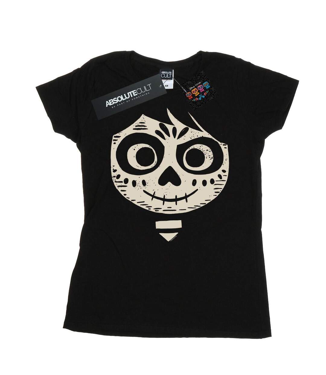 Disney - T-shirt COCO MIGUEL SKELETON FACE - Femme (Noir) - UTBI14431-1
