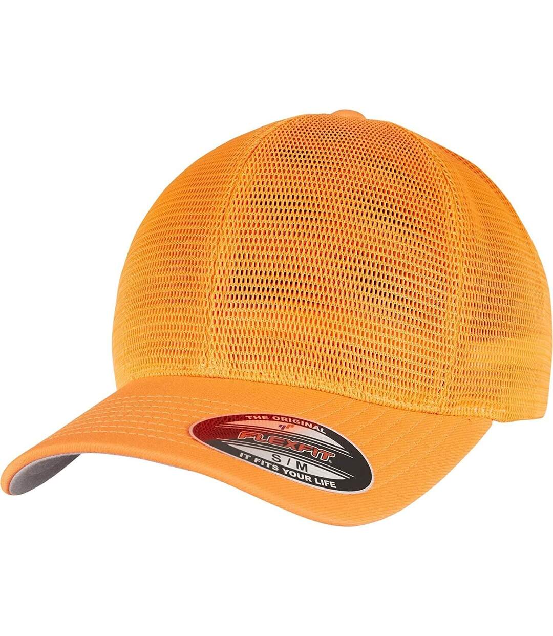 Casquette omnimesh adulte orange néon Flexfit