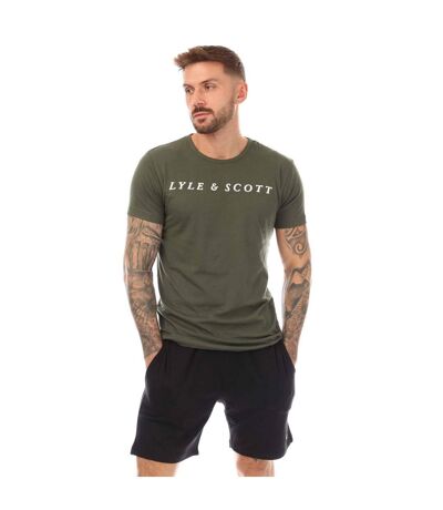 Ensemble T-shirt Et Short Oakley Homme Vert Kaki Noir Lyle & Scott