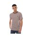 Mens Fine Stripe Short-sleeved T-shirt Oxblood Fred Perry-1