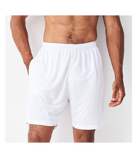 Short De Sport Homme Blanc Arctique Just Cool