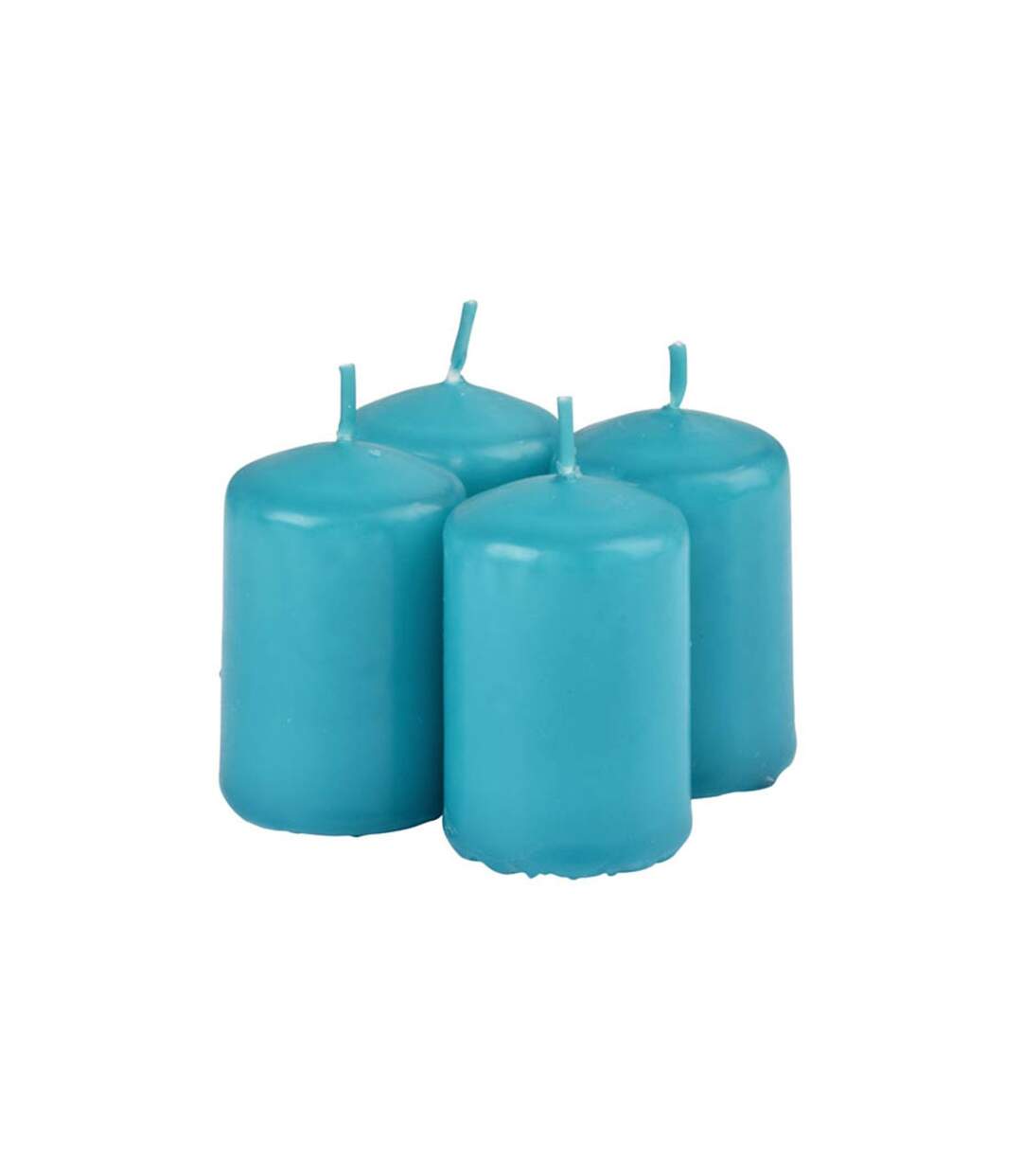 Lot de 4 Bougies Pilier Essentiel II 6cm Lagon-1