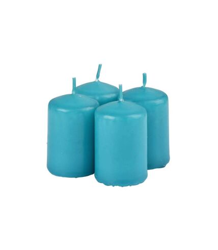 Lot de 4 Bougies Pilier Essentiel II 6cm Lagon