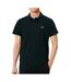Polo noir homme lacoste regular-1