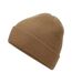 Bonnet Adulte Marron Clair Beechfield-3