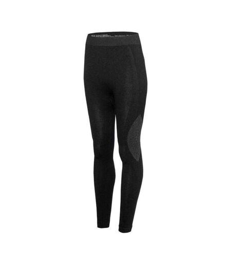 Legging Edelweiss Femme Noir Fitanu