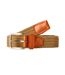 Ceinture marron homme jack & jones woven belt-1