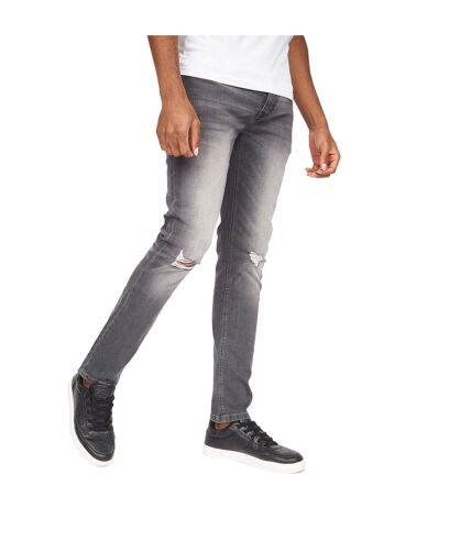 Jean ape homme gris clair Money