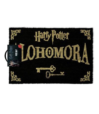 Harry Potter - Paillasson ALOHOMORA (Noir / marron) (60 cm x 40 cm) - UTBS2355