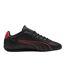 Mens Catch Ferrari Suede Trainers Black Red Puma-1