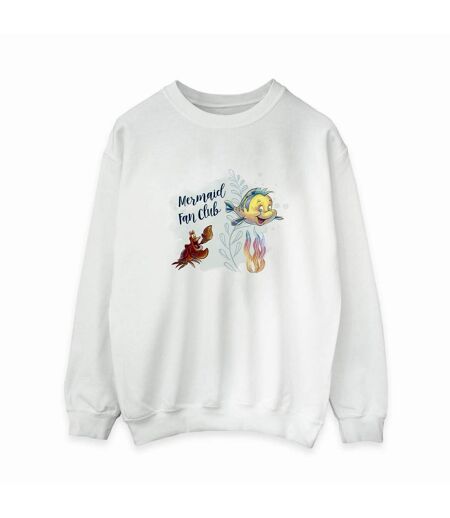 Disney - Sweat THE LITTLE MERMAID CLUB - Femme (Blanc) - UTBI23380