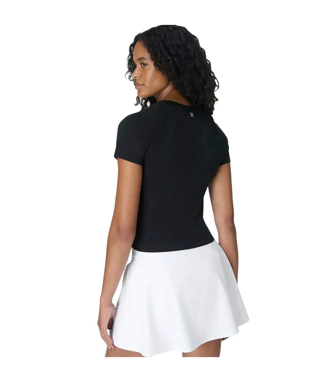 T-shirt Entraînement Athlete Femme Noir Sweaty Betty-3