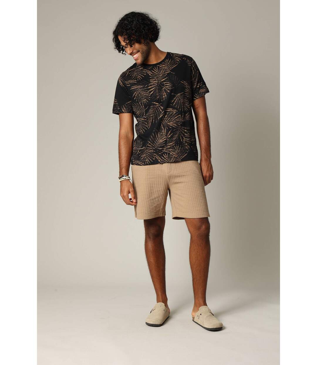 T-shirt tropical en jersey de coton à manches courtes BLOSSOM-1