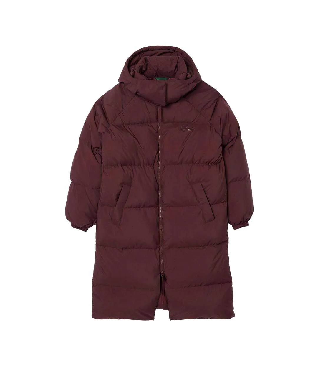 Womens/ladies Logo Oversized Down Jacket Brown Lacoste-1