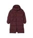Womens/ladies Logo Oversized Down Jacket Brown Lacoste-1
