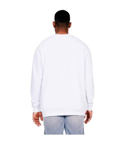 Casual Classics Mens Ringspun Cotton Tall Oversized Sweatshirt (White) - UTAB594