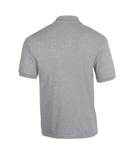 Gildan Adult DryBlend Jersey Short Sleeve Polo Shirt (Sport Grey) - UTBC496