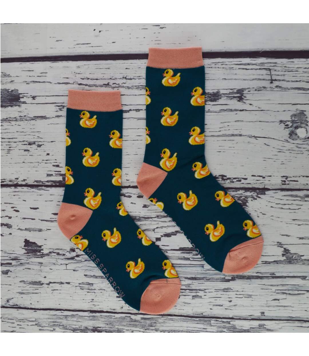 Miss Sparrow - Femme Chaussettes Canard Bambou | Douces Chaussettes Humour-5