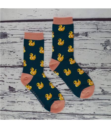 Miss Sparrow - Femme Chaussettes Canard Bambou | Douces Chaussettes Humour