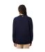 Womens/ladies Printed Fleece Oversized Tennis Sweatshirt Blue Lacoste-3