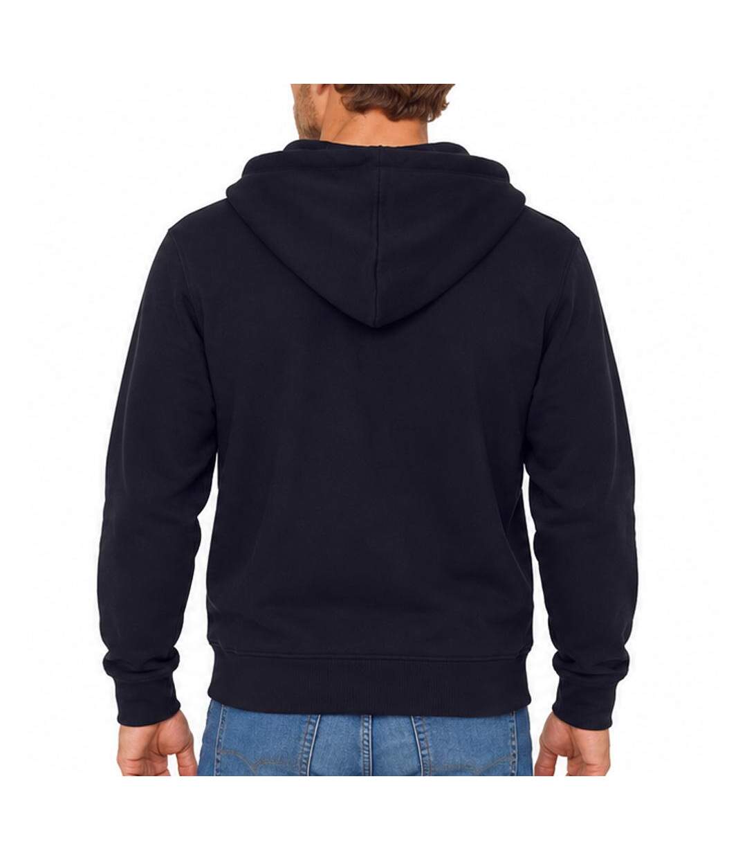 Sweat zippé à capuche marine homme redskins scz8703-2