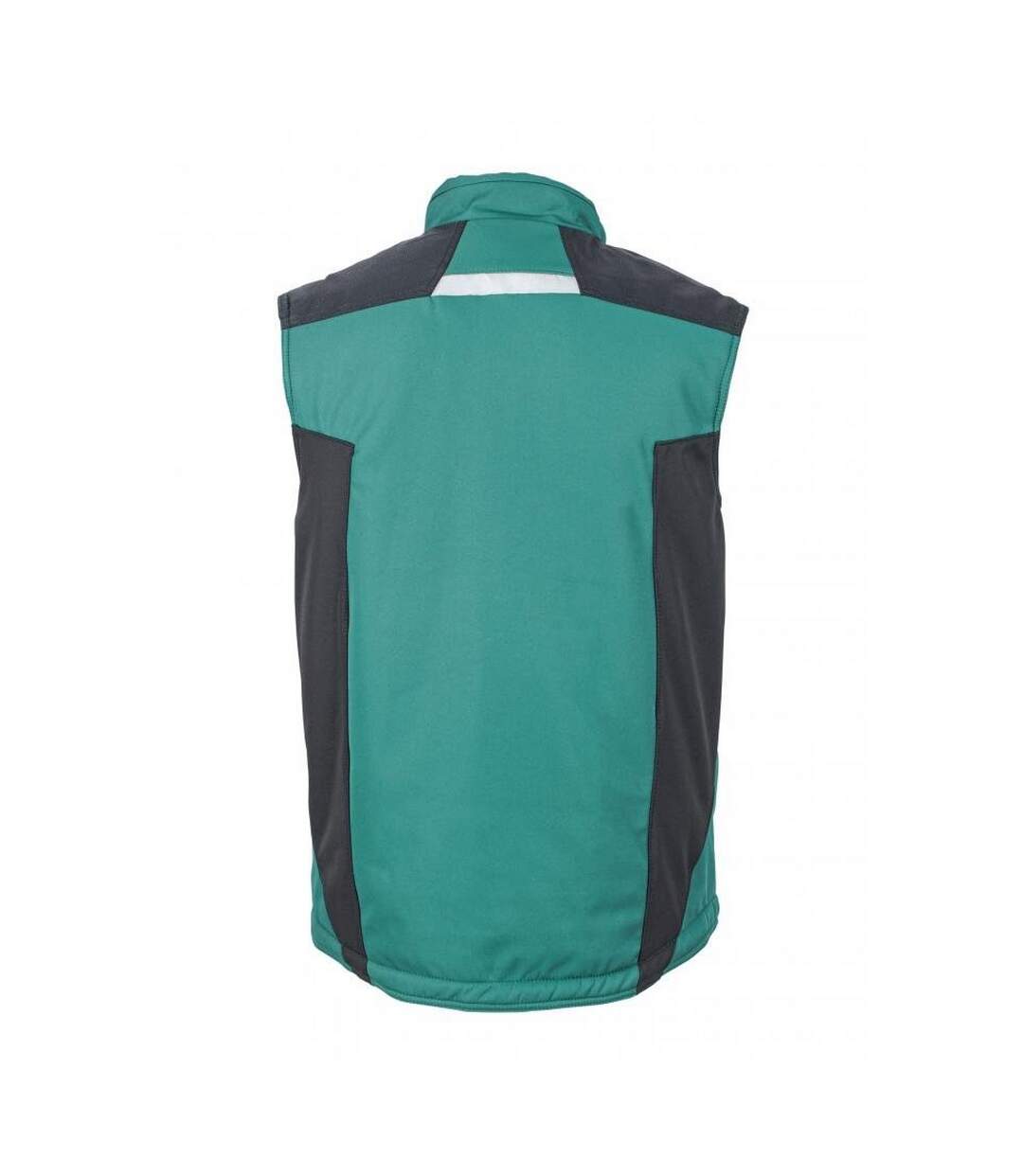 Veste Sans Manches Craftsmen Adulte Vert Foncé Noir James And Nicholson-2