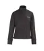 Womens/ladies Half Zip Sweatshirt Black LA Gear-1