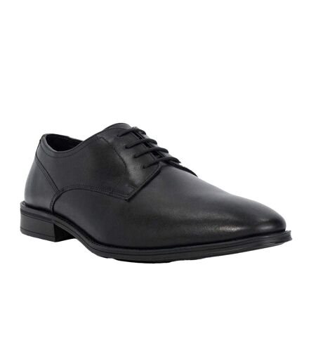 Mens Leather Formal Shoes Black Dune London