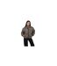 Womens/ladies Reversible Oversized Puffer Jacket Black Brave Soul-1
