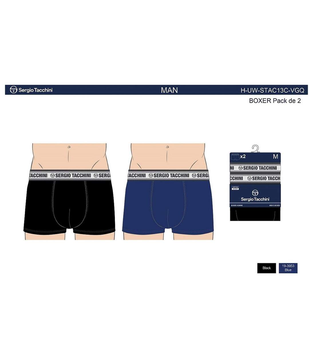 Boxer SERGIO TACCHINI Pack de 4 Boxers 1813-3