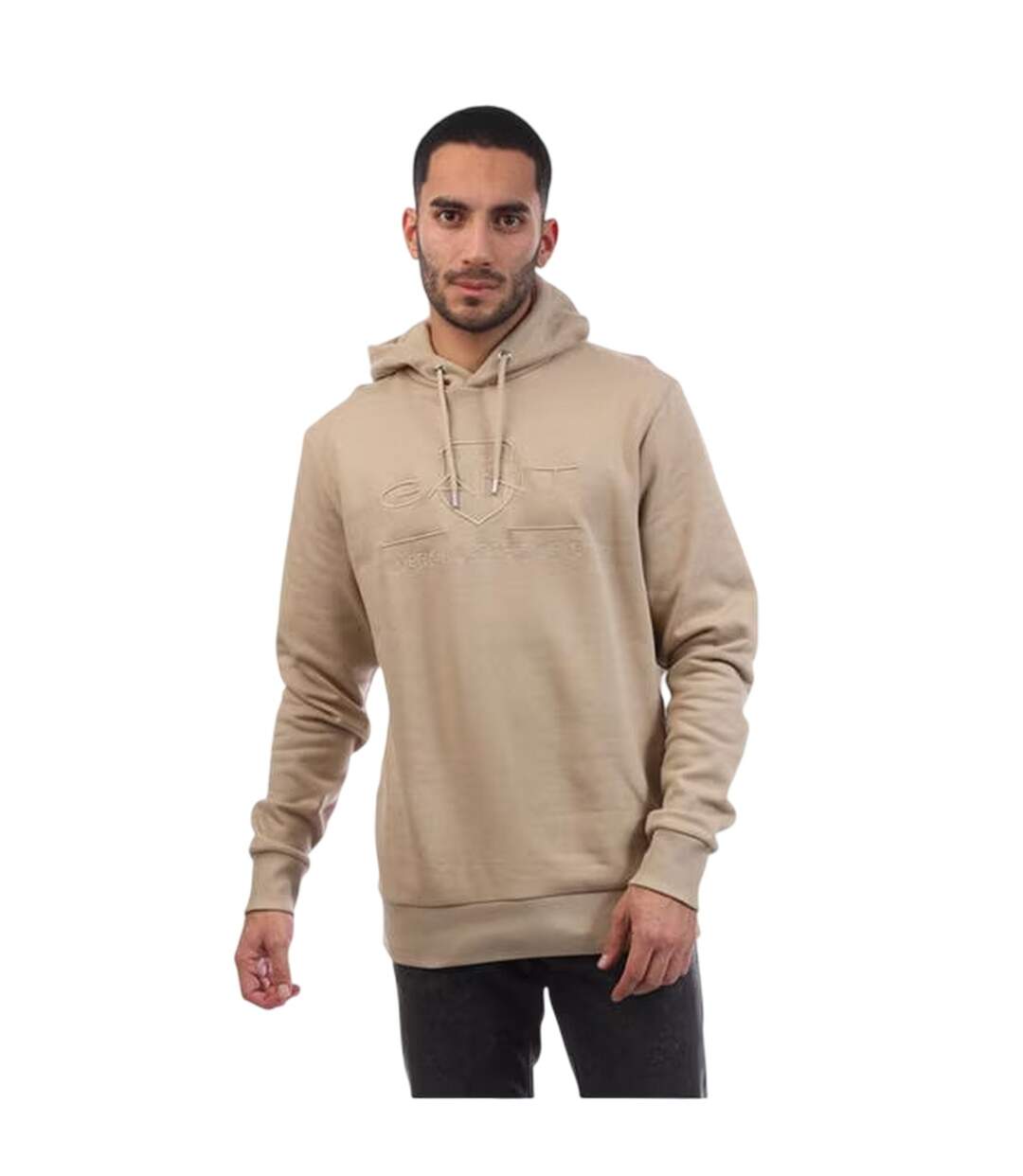 Sweat À Capuche Archive Shield Homme Beige Gant-2