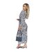 Robe Mi-longue Motif/style Imprimé Léopard Femme Crème AX Paris-4