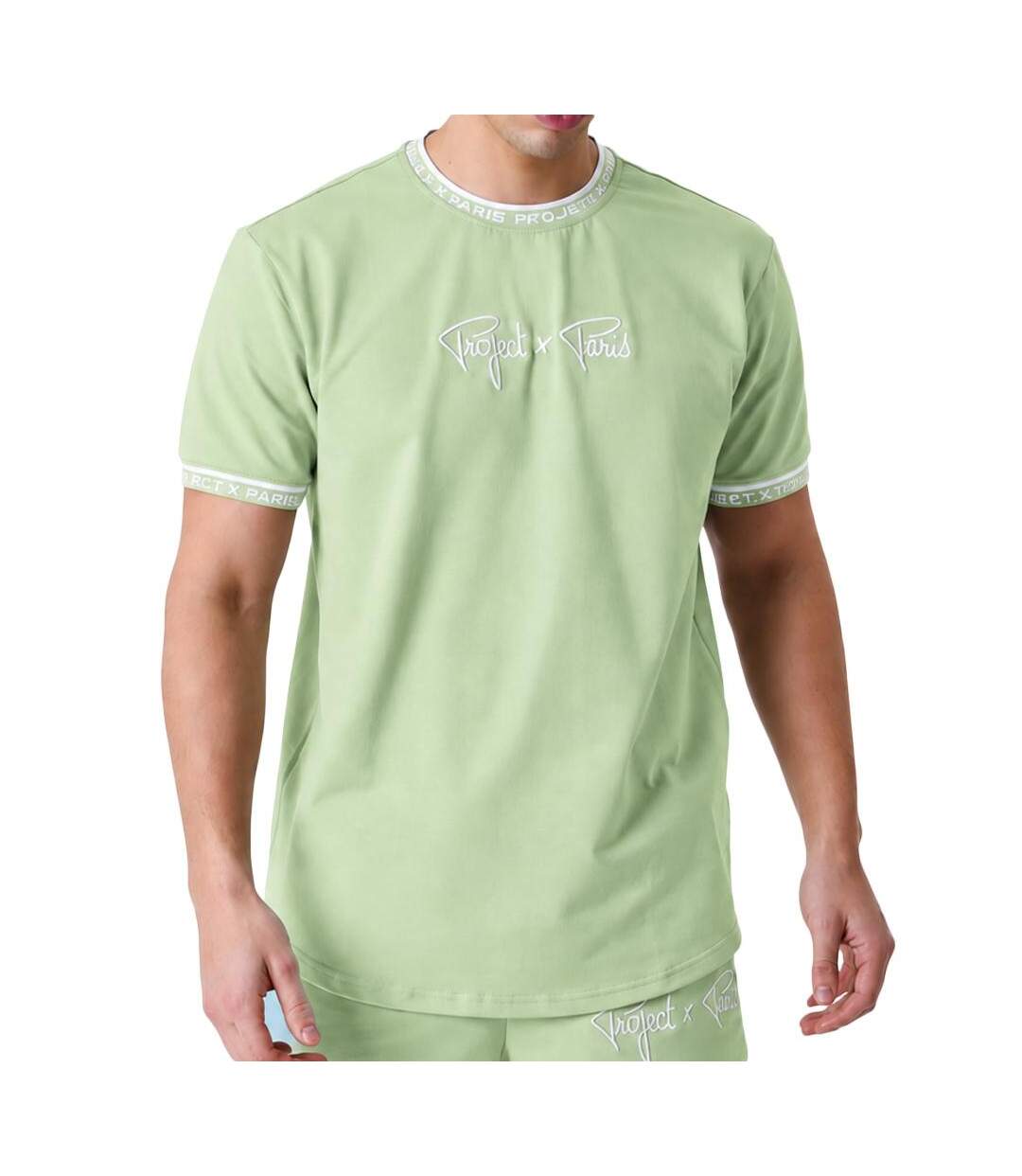 T-Shirt blanc/vert homme project x paris 2511114-1