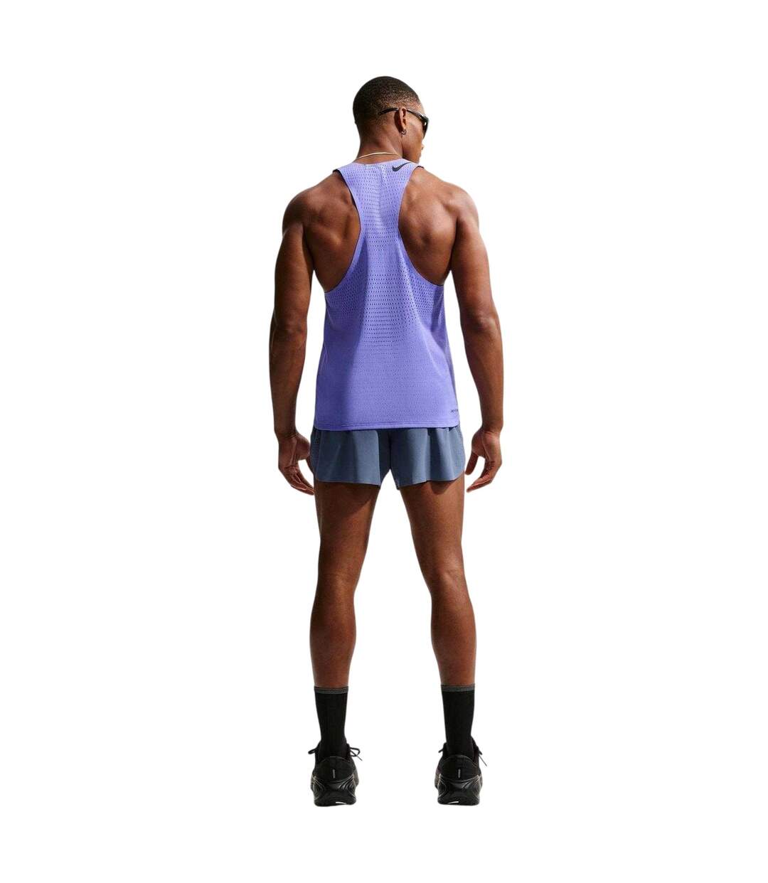 Débardeur Aero Swift Homme Bleu Saphir Nike-4