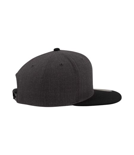 Classic Two Tone Cap Charcoal Black Flexfit