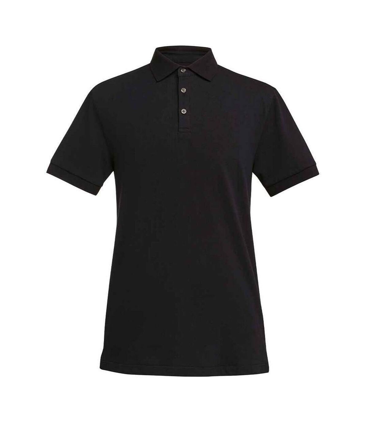 Brook Taverner Mens Hampton Cotton Polo Shirt (Black)