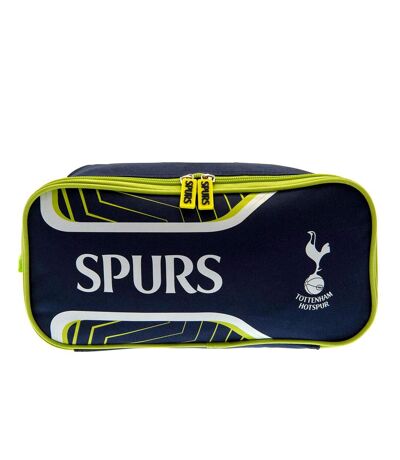 Tottenham Hotspur FC Flash Boot Bag (Navy Blue/Fluorescent Lime/White) (One Size)